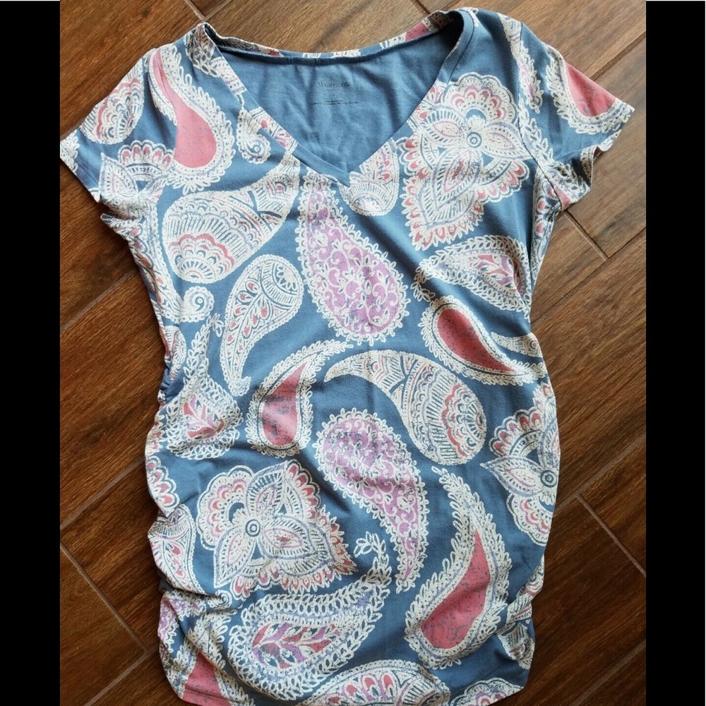 Maternity Paisley Print T-shirt